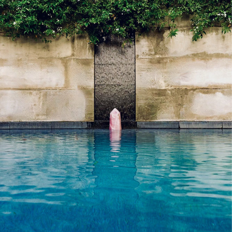 Photo of saltwater pool for guests at Los Angeles wellness retreat, My Temple.