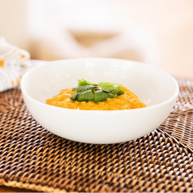 Bowl of fresh, vegetarian food awaits guests at Los Angeles wellness retreat, My Temple.